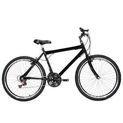 Bicicleta Masculina Aro 26 Mtb Aero 18 Marchas Cor Preta