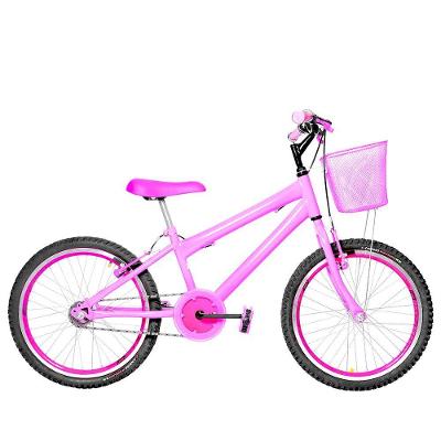 Bicicleta Infantil Feminina Aro 20 Aero Cor Rosa E Pink