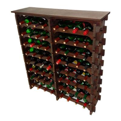 Adega Vinho Madeira 64 Garrafas tipo Mesa Imbuia C08