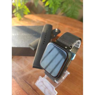 Kit Relógio Smartwatch Preto + 2 Pulseiras + Fone Bluetooth