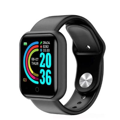 Relógio Inteligente Smartwatch D20 Cardíacos Preto - Smart