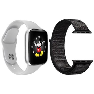 Kit 1 Smartwatch Ld5 Branco + 1 Pulseira Extra Preto