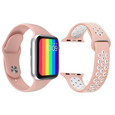 Kit 1 Smartwatch Rosa + 1 Pulseira Extra Sport Rosa