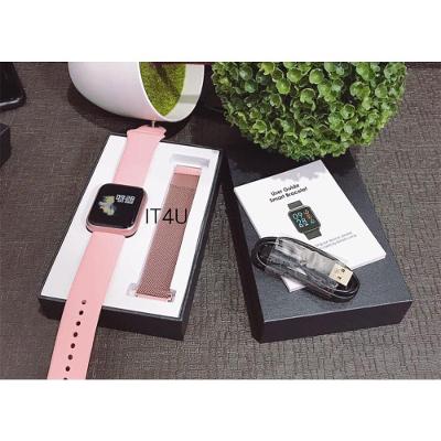 Kit Relógio Smartwatch Rose + 2 Pulseiras + Fone Bluetooth