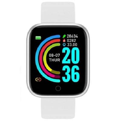 Relógio Inteligente Smartwatch D20 Bluetooth Branco