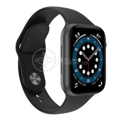 Smartwatch Iwo W46 S Preto Troca Pulseira Cardíaco