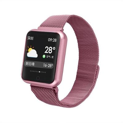 Relógio Smartwatch P70 Android Ios Rosa