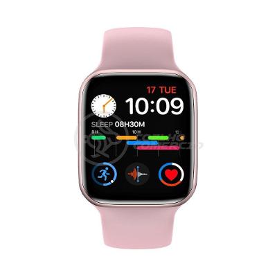 Relógio Smartwatch Hw22 Rosa Ligações Monitor Cardíaco