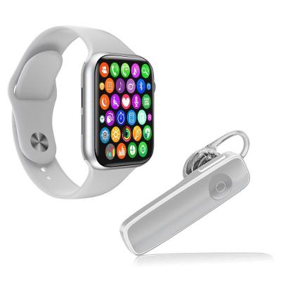 Kit 1 Smartwatch Branco + Fone Estéreo Branco Smart Bracelet