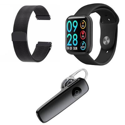 Smartwatch P80 Sports Bluetooth Fitness Moderno-Preto