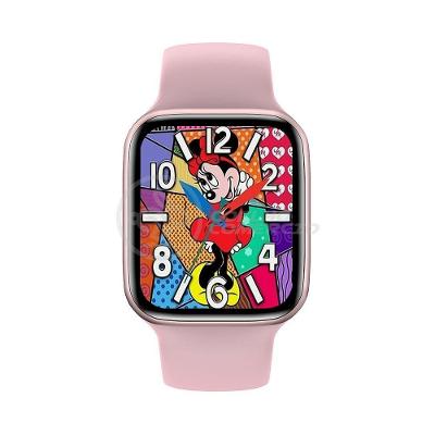Relógio Smartwatch Hw22 Rosa Ligações Monitor Cardíaco
