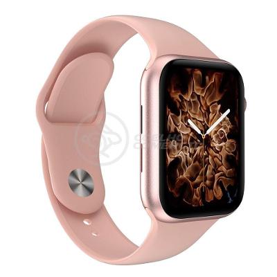 Smartwatch Hw22 Rosa Troca Pulseira Android Ios Cardíaco