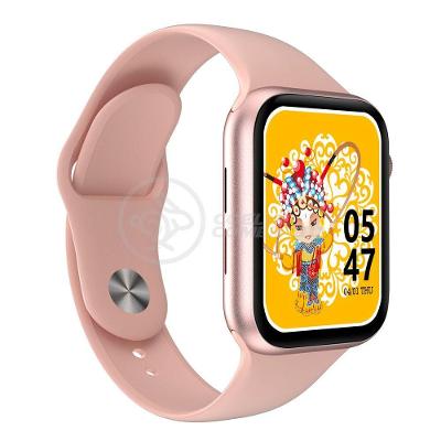 Smartwatch Hw22 Rosa Troca Pulseira Android Ios Cardíaco