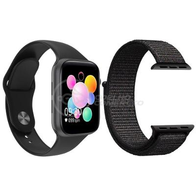 Smartwatch U78 Plus Preto + 1 Pulseira Extra Preto