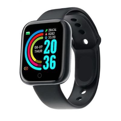 Relógio Inteligente Smartwatch D20 Retangular Preto