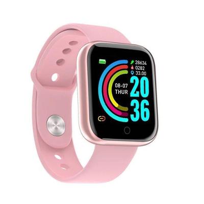 Relógio Inteligente Smartwatch D20 Rosa - Batimento Cardíaco