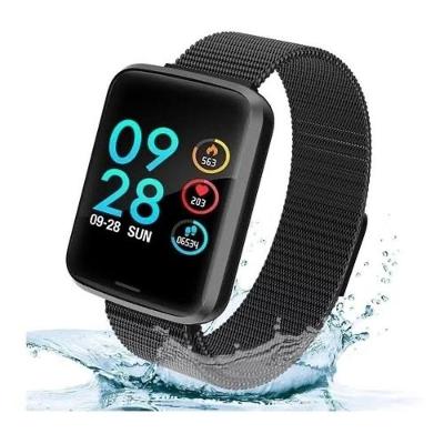 Relógio Smartwatch - P70 Duas Pulseiras Android Ios Preto