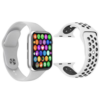 Kit 1 Smartwatch S Branco + 1 Pulseira Extra Branco E Preto