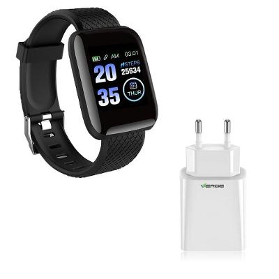Kit 1 Relógio Smartwatch D13 Azul + 1 Base De Carregador