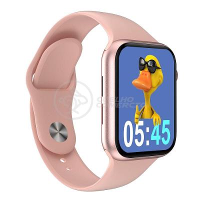 Smartwatch Hw22 Rosa Troca Pulseira Ligações