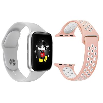 Kit 1 Smartwatch Ld5 Branco + 1 Pulseira Extra Sport Rosa