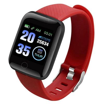 Relogio Inteligente Smartwatch D13 Vermelho Km Kcal Fc