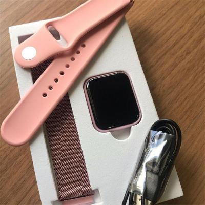 Kit Relógio Smartwatch Rose + 2 Pulseiras + Fone Bluetooth