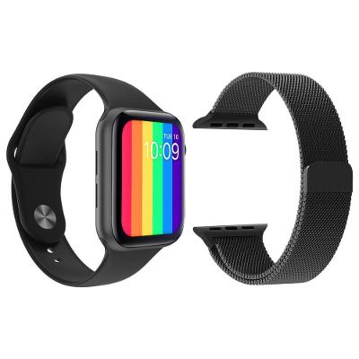 Kit 1 Smartwatch W26 Preto + 1 Pulseira Extra Preto