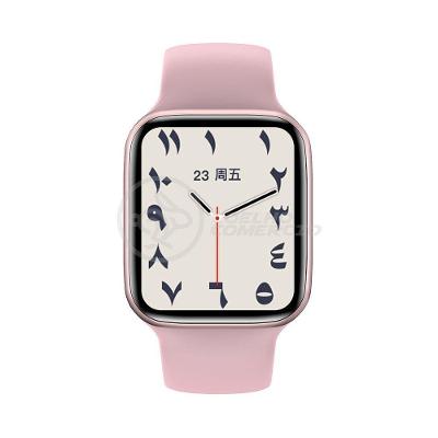 Smartwatch Hw22 Rosa Troca Pulseira Android Ios Ligações