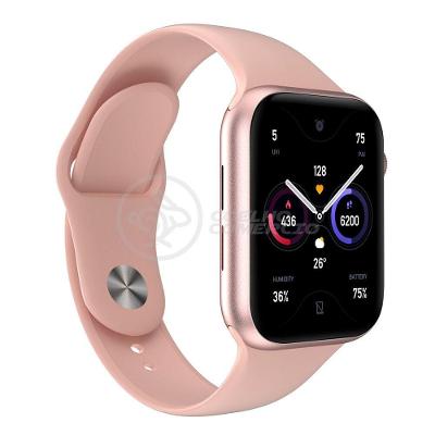 Smartwatch Hw22 Rosa Troca Pulseira Android Ios Cardíaco
