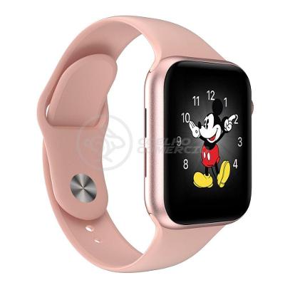 Smartwatch Hw22 Rosa Troca Pulseira Ligações
