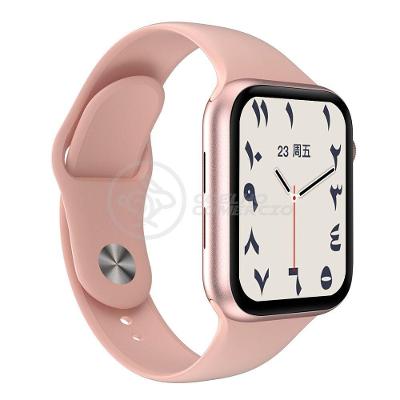 Smartwatch Hw22 Rosa Troca Pulseira Android Ios Ligações