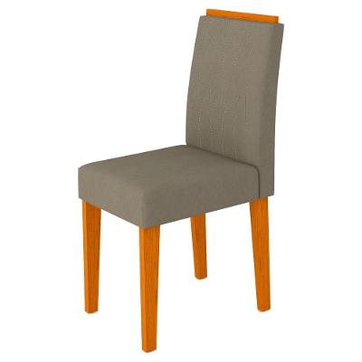 Mesa Jantar Bárbara 1,60m 6 Cadeiras Ypê Offwhite Wd25