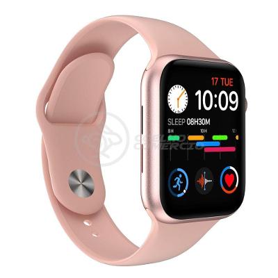 Relógio Smartwatch Hw22 Rosa Ligações Monitor Cardíaco