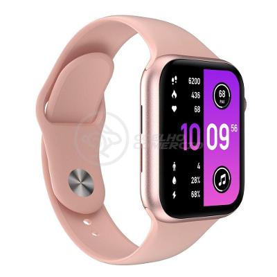 Relógio Smartwatch Hw22 Rosa Ligações Monitor Cardíaco