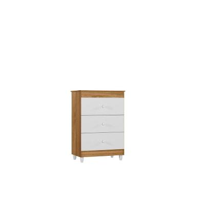 Cômoda Infantil Ternura Com 3 Gavetas Quarto Infantil