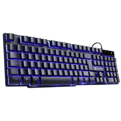 Teclado Gamer Hydra 107 Teclas + 12 Multimídia Com Led Azul