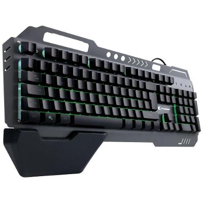 Teclado Gamer Armor Abnt2 Multimidia Led 7 Cores 1.8 M Usb S