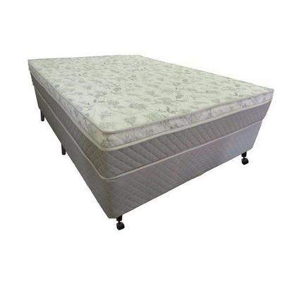 Cama Box + Colchão Netsono Casal One Face Híbrido 138x188x52cm