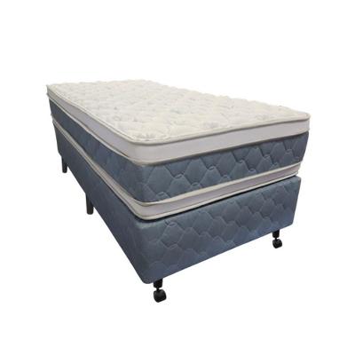 Cama Box + Colchão Netsono Solteiro Five Star Air Double Face Pocket 88x188x61cm