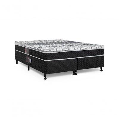 Cama Box + Colchão Castor King Class One Face Tecnopedic 193x203x52cm