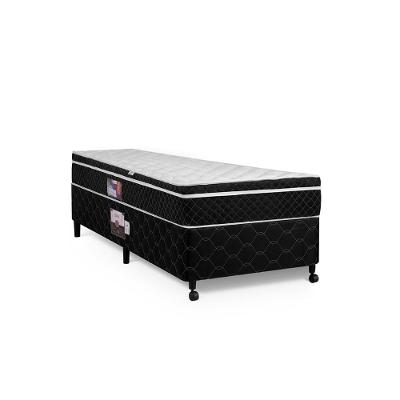Cama Box + Colchão Netsono Solteiro Class One Face Molas Pocket 120x203x52cm