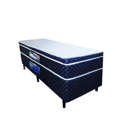 Cama Box + Colchão Netsono Solteiro Class One Face Molas Pocket 88x188x52cm