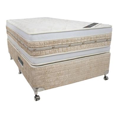 Cama Box + Colchão Castor Solteiro Premium Amazon Gel Double Face Pocket 96x203x63cm