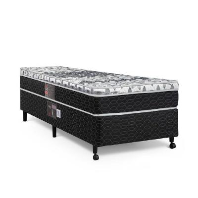 Cama Box + Colchão Castor Solteiro Class One Face Tecnopedic 96x203x52cm