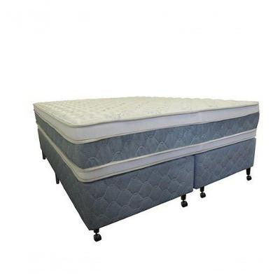 Cama Box + Colchão Castor Queen Five Star Air Double Face Pocket 158x198x61cm