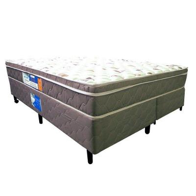 Cama Box + Colchão Netsono Euro Queen One Face D33 158x198x52cm