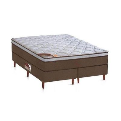 Cama Box + Colchão Castor Queen Innovation One Face Pocket 158x198x54cm