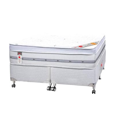Cama Box + Colchão Castor King Niponpedic One Face Pocket 193x203x60cm