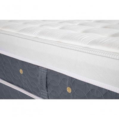 Cama Box + Colchão Castor Solteiro Plush Light Stress One Face Pocket 120x203x61cm
